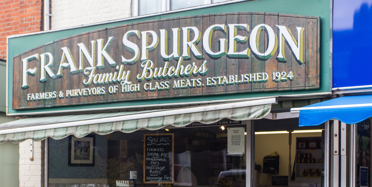 Frank Spurgeon butcher Unthank Road Norwich